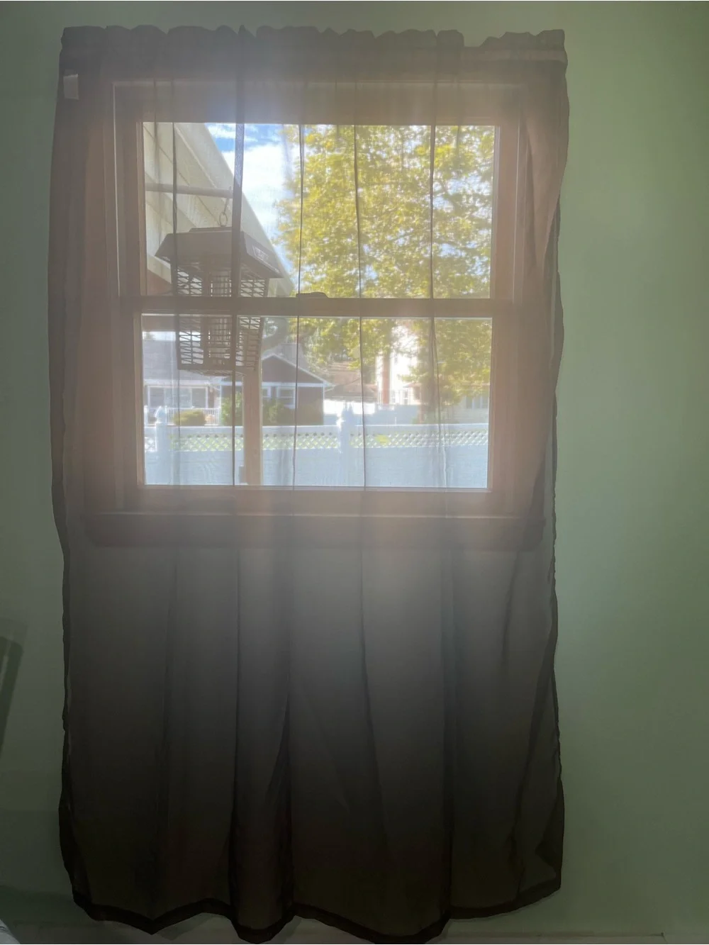 66 inch Brown Window Curtain Panel - Lightweight Privacy (price is for 2 panels)